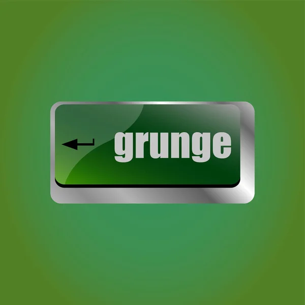 Computer Keyboard Grunge Word Enter Button — Stock Photo, Image