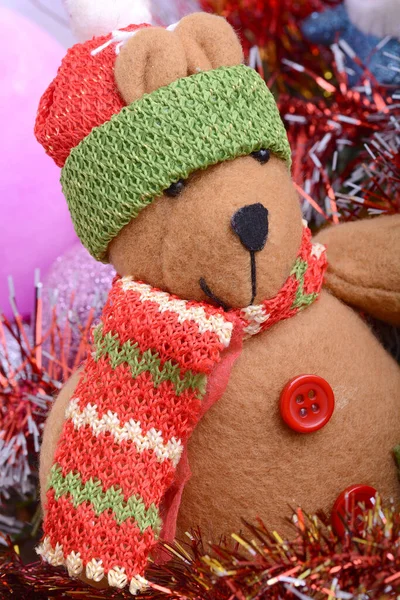 2021 Neujahr Und Weihnachten Mit Teddybär Und Geschenken Neujahrs Und — Stockfoto