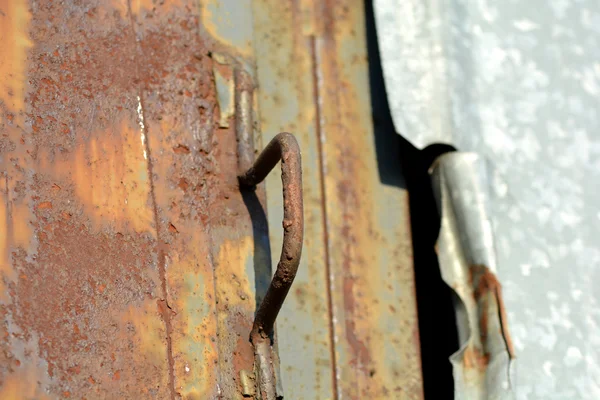 Metallplattan textur med metallisk detalj på det — Stockfoto