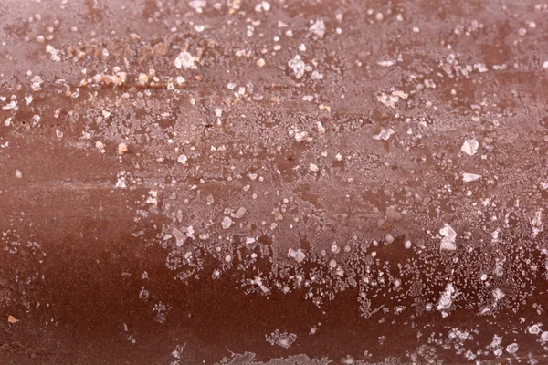 Chocolate ice cream macro detailed texture — Stock Photo, Image