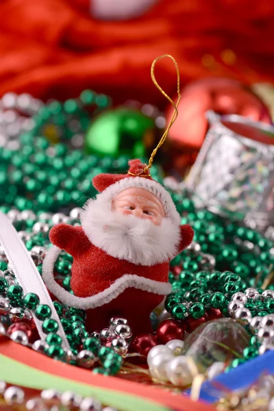Natal alegre Papai Noel, close-up, cartão de Natal — Fotografia de Stock