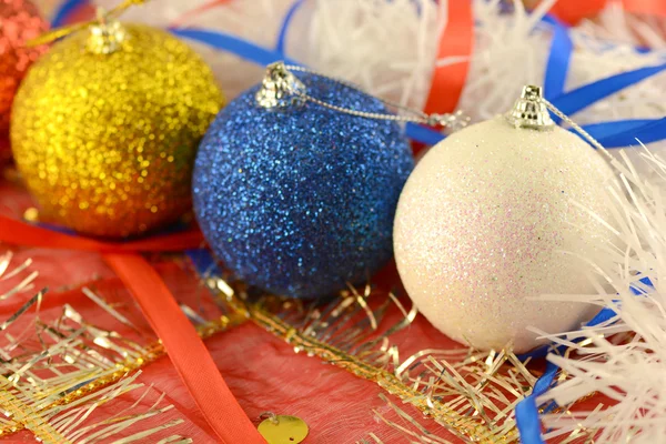 Christmas bollar set, holiday nyårskort — Stockfoto