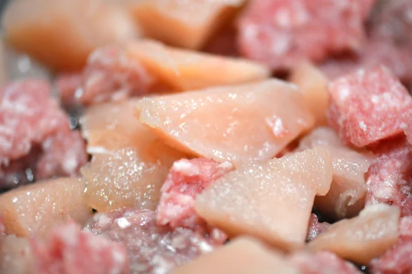 Čerstvé hovězí maso kus v detailním — Stock fotografie