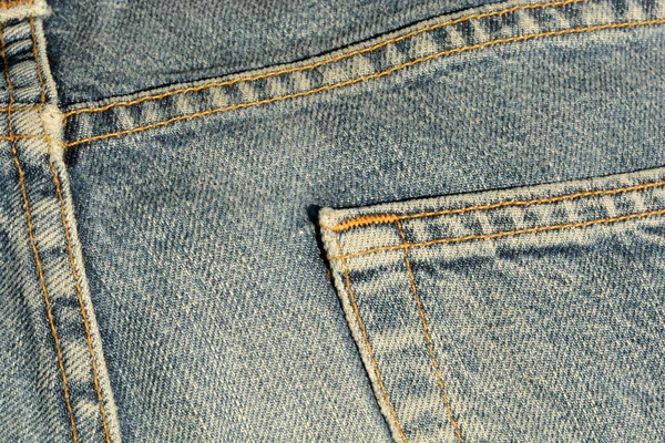 Сині джинси кишені . — стокове фото