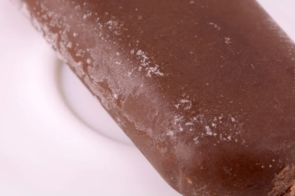 Makro lodów czekoladowych szczegółowe tekstury — Zdjęcie stockowe