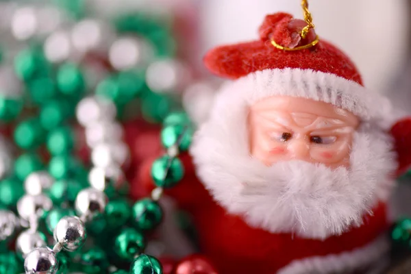 Papai Noel, cartão de convite de Natal, close-up — Fotografia de Stock