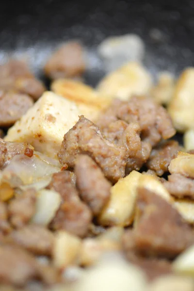 Carne fresca peça em close-up — Fotografia de Stock