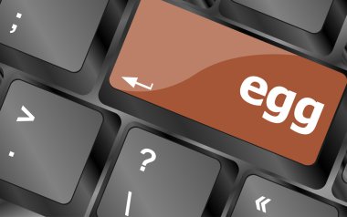 bilgisayar pc klavye anahtar kelime yumurta