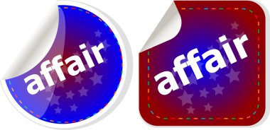 olay sözcüğü etiketleri ayarlandı, simge düğmesi, iş konsepti