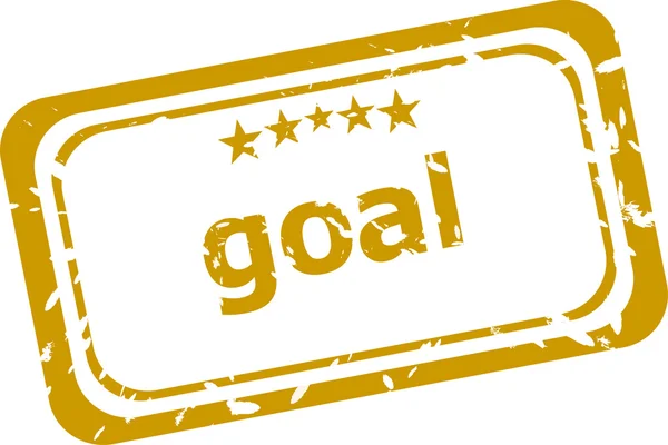 Goal Rubber Stamp over a white background — Stock Photo, Image