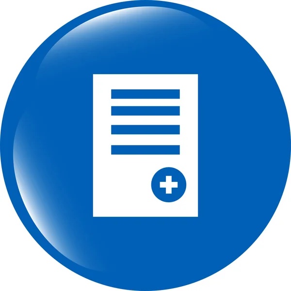 Text file sign icon. Add File document symbol. Modern UI website — Stock Photo, Image