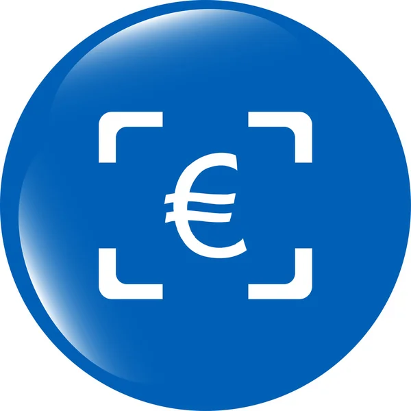 Currency exchange sign icon. Currency converter symbol. Money label. shiny button. Modern UI website button — Stock Photo, Image