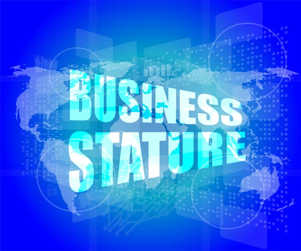 Business Statur Schnittstelle hallo Technologie — Stockfoto