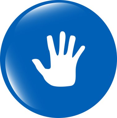 el simgesi web düğmesi