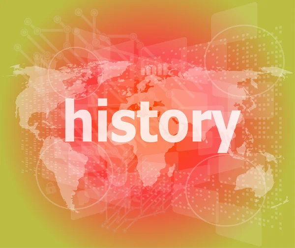 Time concept: history on digital background — Stock Photo, Image