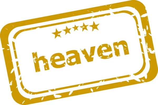 Heaven stamp isolated on white background — Stock Photo, Image