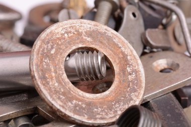 Farklı vida ve diğer bölümleri kapat