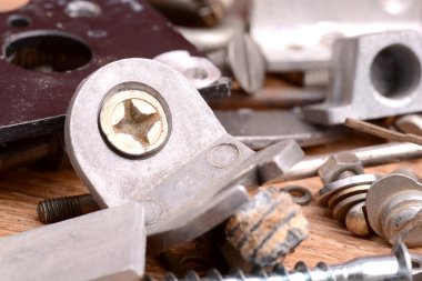 Farklı vida ve diğer bölümleri kapat