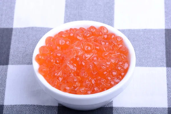 Caviar rojo de cerca — Foto de Stock