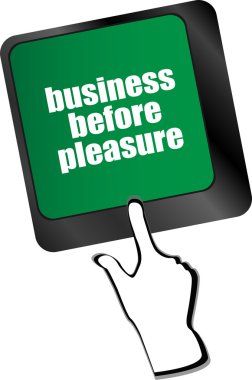 bilgisayar klavye anahtar vektör zevk düğmesini önce iş