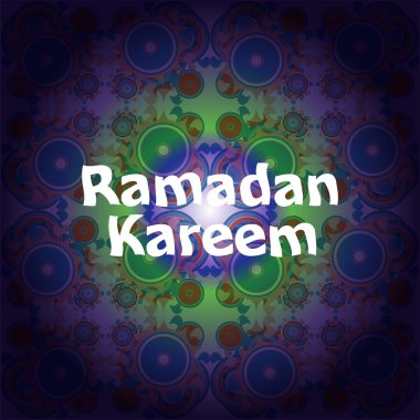 Ramazan Kareem güzel tebrik kartı.