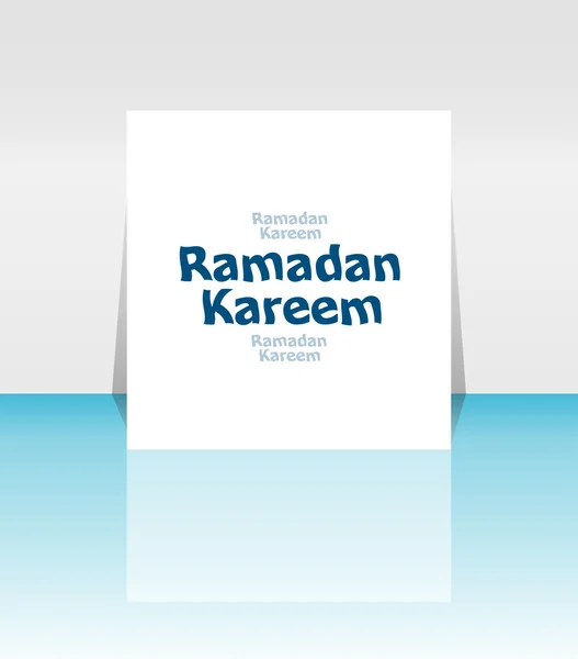 Kaligrafi Arab Islam teks Ramadan Kareem pada latar belakang abstrak — Stok Foto