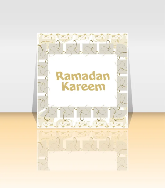 Calligrafia del testo arabo del Ramadan Kareem per la celebrazione del festival della comunità musulmana . — Foto Stock