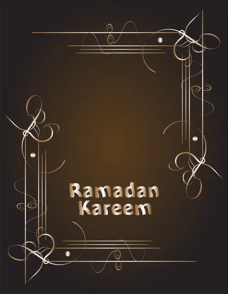 Ramadán Kareem, pozdrav pozadí — Stock fotografie