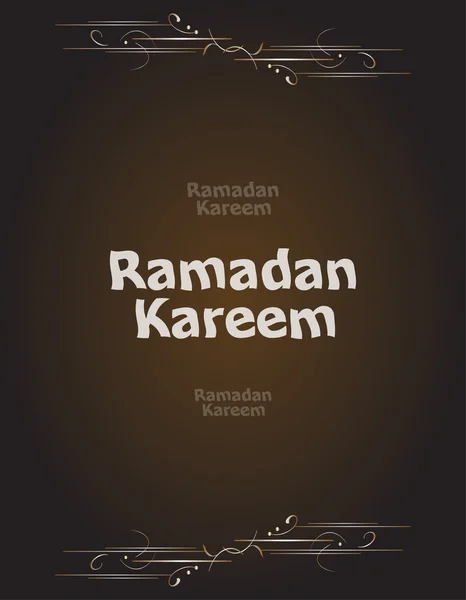 Ramazan Kareem. Müslüman kutsal ay kompozisyon yazı. — Stok fotoğraf