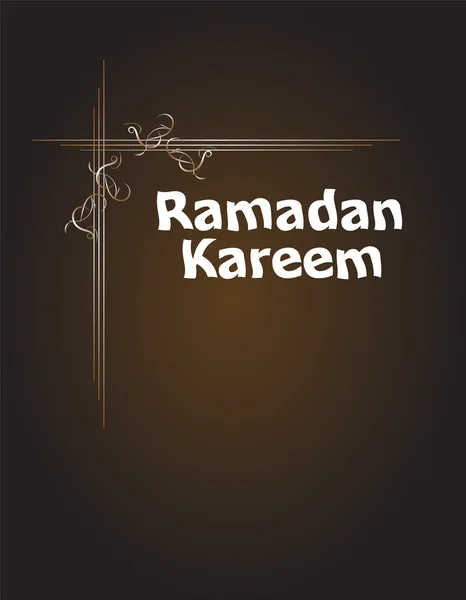 Ramadan Kareem, fond de salutation — Photo