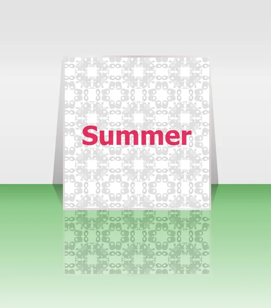 Hello summer poster. summer background. Effects poster, frame. Happy holidays card, happy vacation card. Enjoy your summer. — Stock Photo, Image