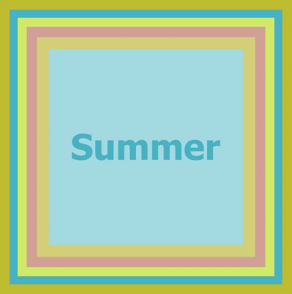 Word Summer on abstract background — Stock Photo, Image