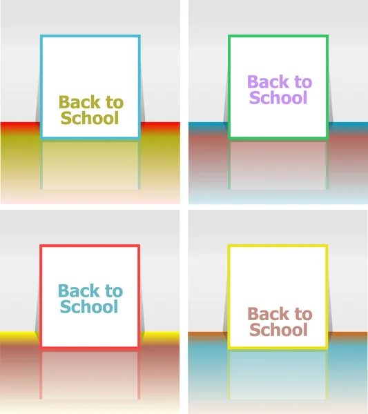Voltar à palavra da escola, conceito de educação — Fotografia de Stock