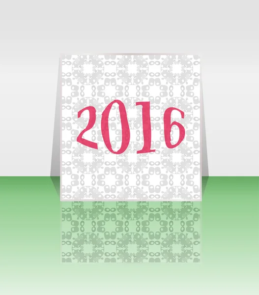 2016 nuevo año signo en fondo abstracto, juego de tarjetas de invitación — Foto de Stock