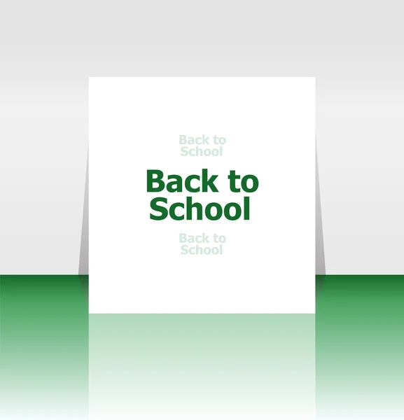 Voltar à palavra da escola, conceito de educação — Fotografia de Stock