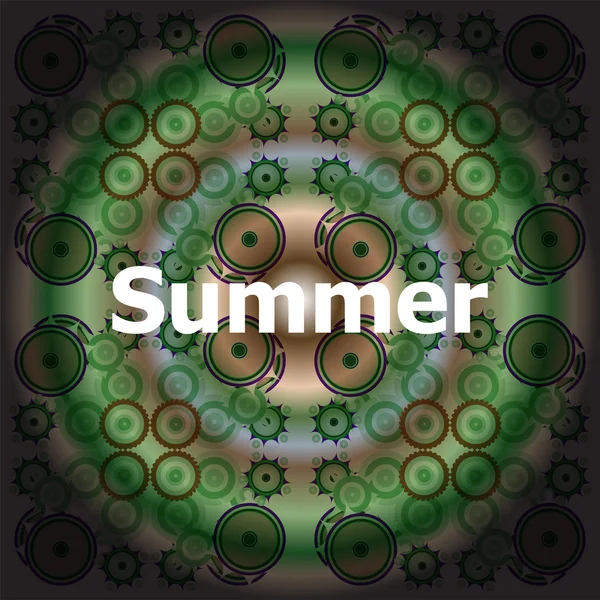 Palabra de verano sobre fondo grunge abstracto — Foto de Stock