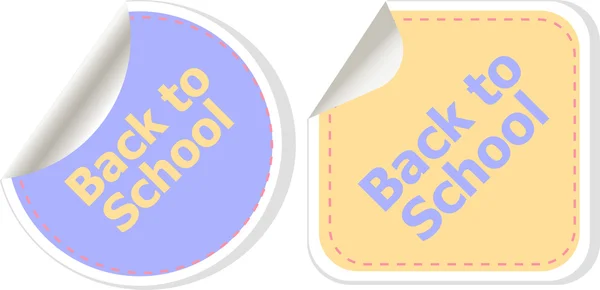 Back To School education banners — Stock Photo, Image