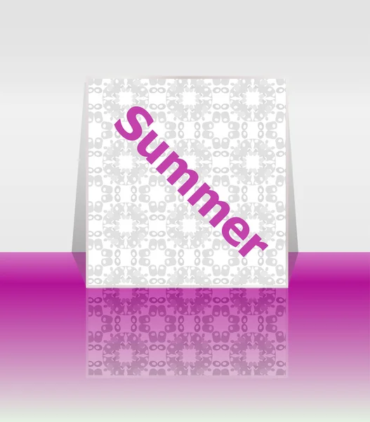 Affiche d'été. fond d'été. Affiche effets, cadre. Bonne carte de vacances, Profitez de votre été — Photo