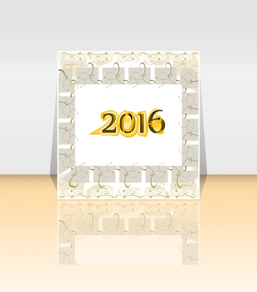 2016 Брошура Флаєр Розкладка шаблону. абстрактний стиль — стокове фото