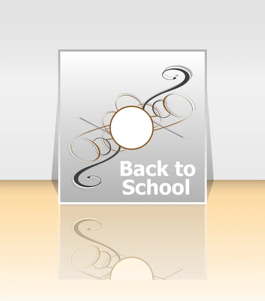 Back to school word, education concept — Stock Photo, Image