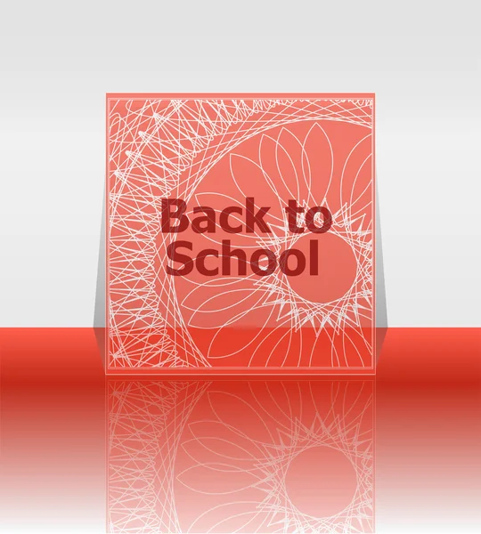 Back to school word, education concept — Stock Photo, Image