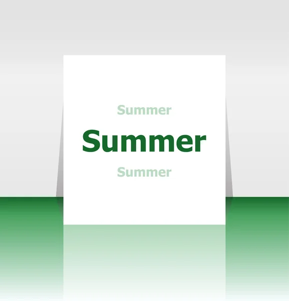 Hallo Sommerposter. Sommer-Hintergrund. Effekte Poster, Rahmen. Glückwunschkarte, Glückwunschkarte. Genießen Sie Ihren Sommer. — Stockfoto