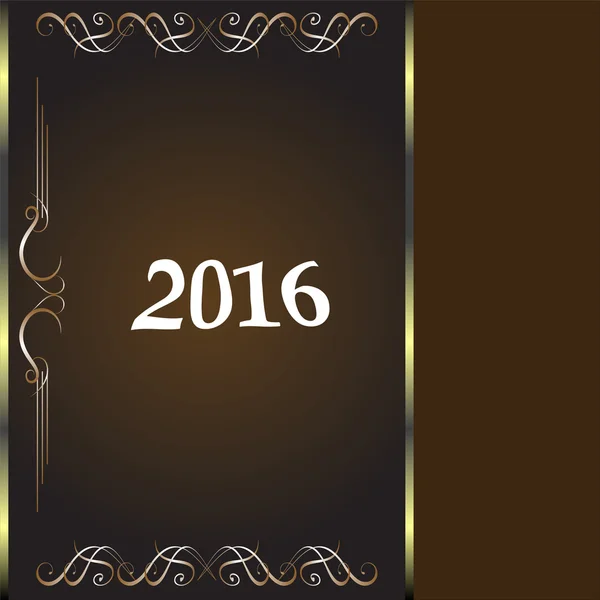 Gott nytt år 2016. År av apan — Stockfoto