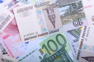dolar, Euro, Rus ruble - para Dünya
