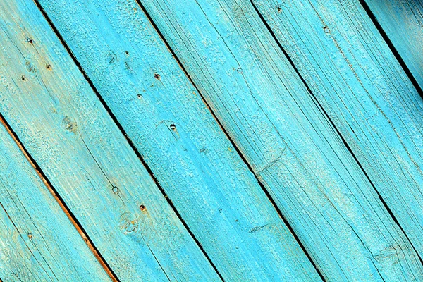 蓝色旧木背景 — 图库照片