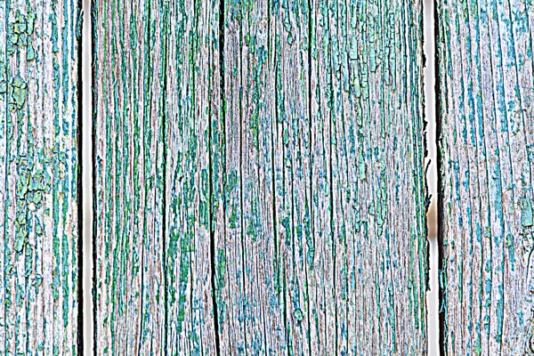 Pranchas de madeira verde como fundo — Fotografia de Stock