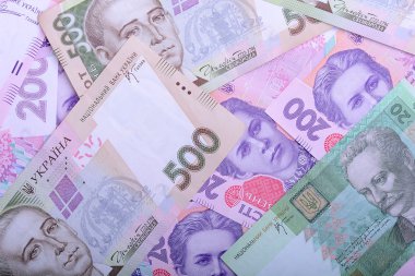 Ukraynalı para arka plan, para yakından