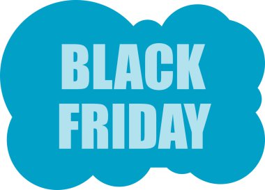 Black friday stickers. Hand lettering. Vector illustration