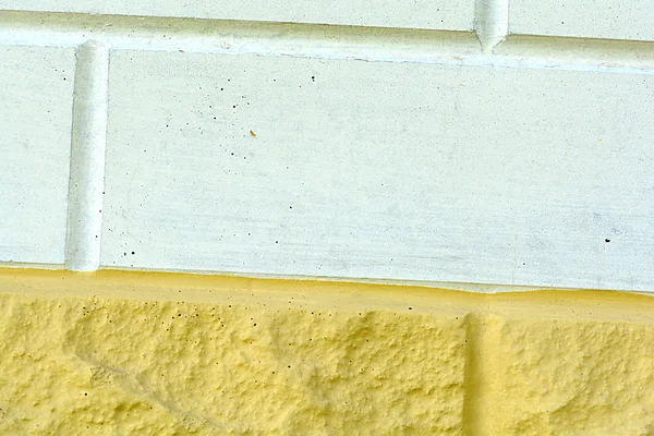 Textura de pared de ladrillo blanco y amarillo —  Fotos de Stock