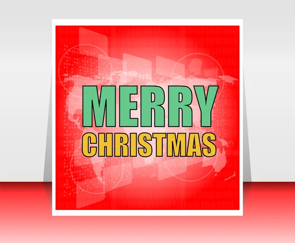 Décoration d'ornement carte postale de Noël fond. Illustration vectorielle. Bonne année message, Joyeux voeux de vacances — Image vectorielle